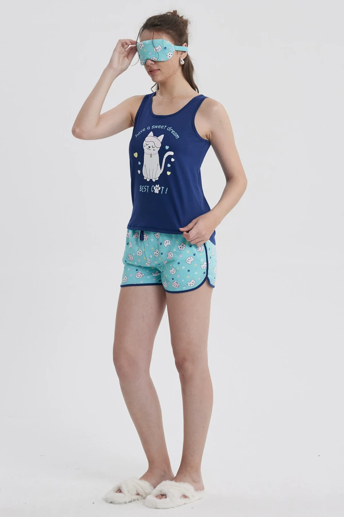 Pijama Mujer Regalable Azul