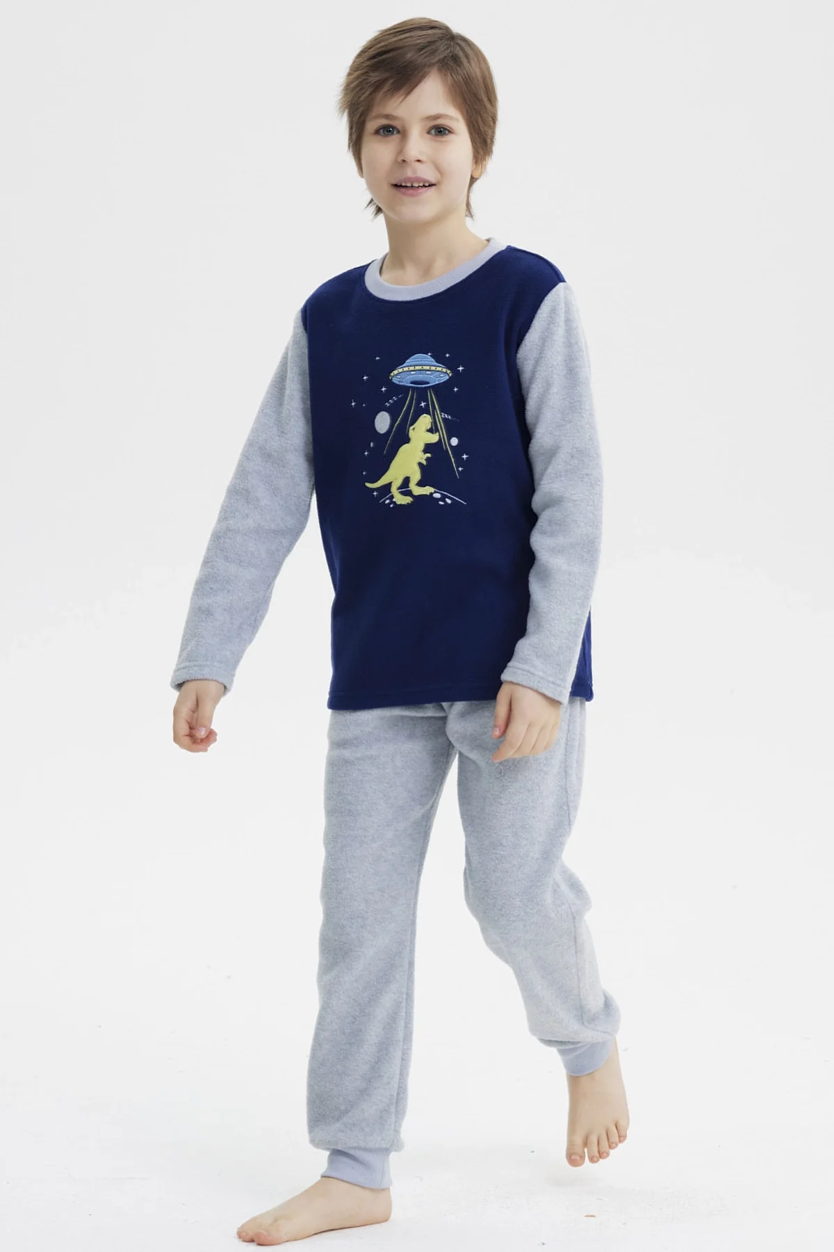 Pijama Niño Polera Y Pantalón Azul - Image 2