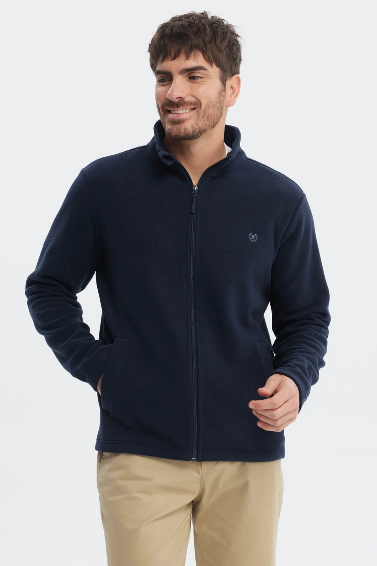 Polar Hombre Liso Azul Marino