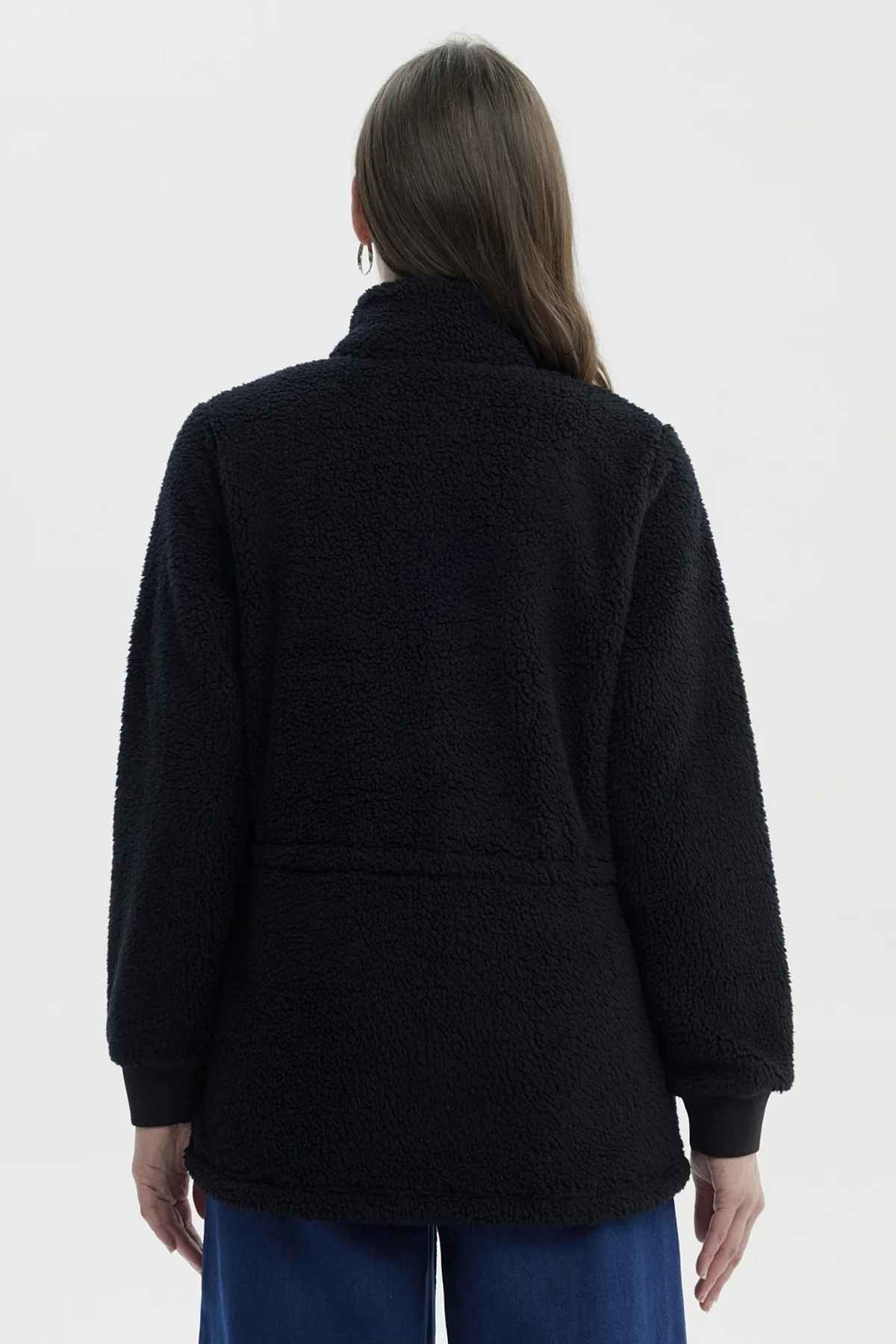 Polar Mujer Cuello Camisero Negro - Image 3