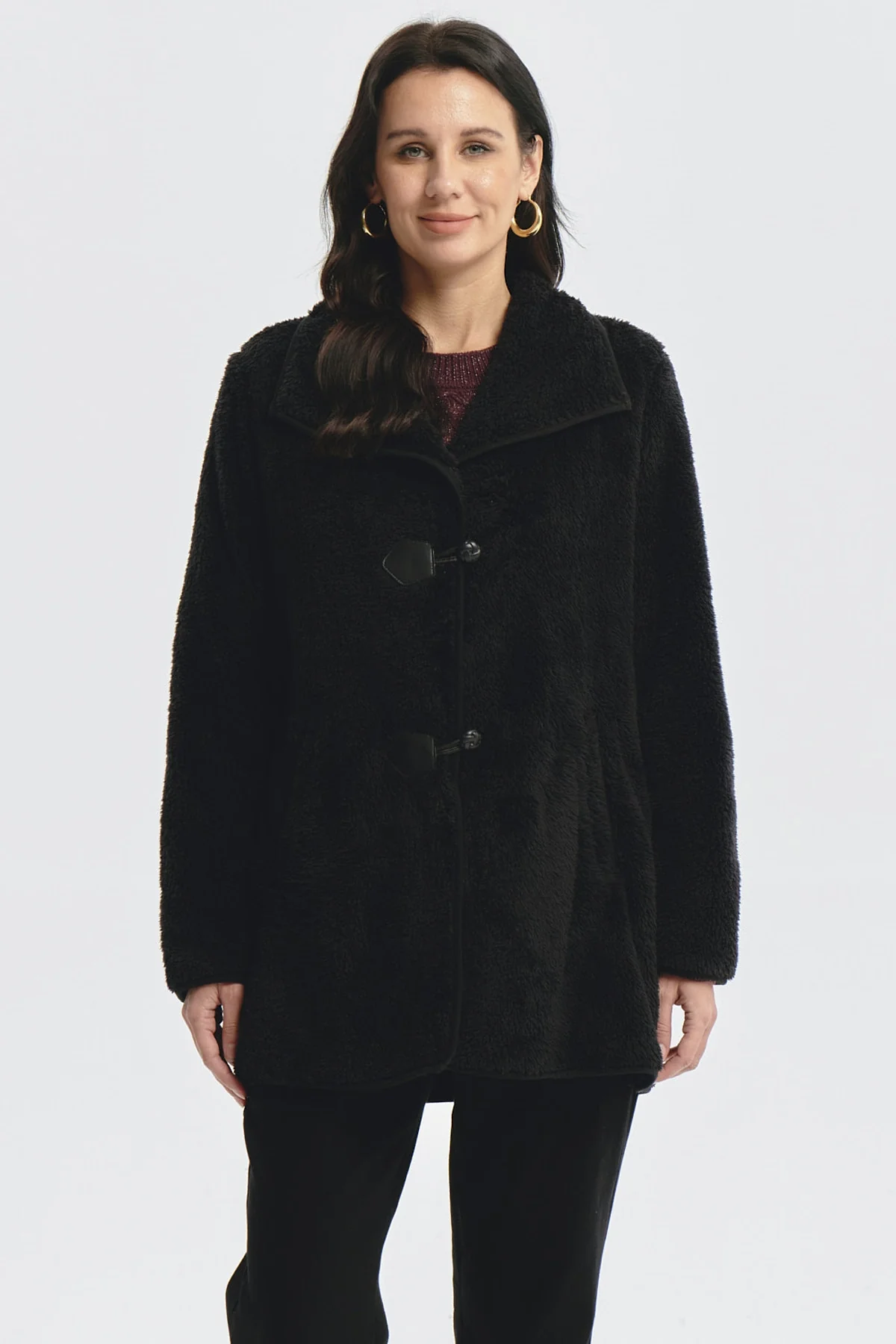 Polar Mujer Full Zipper Negro