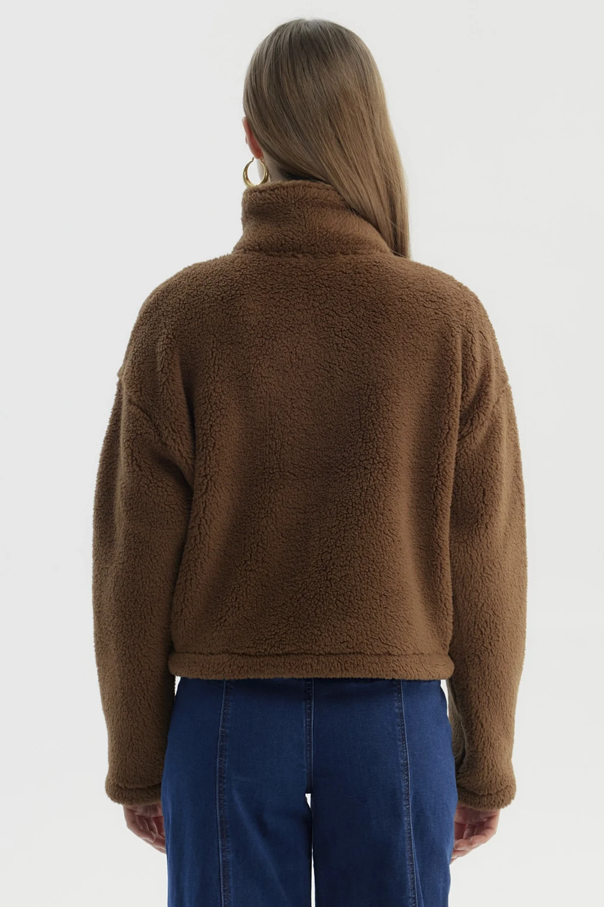 Polar Mujer Peludo Camel Oscuro - Image 3