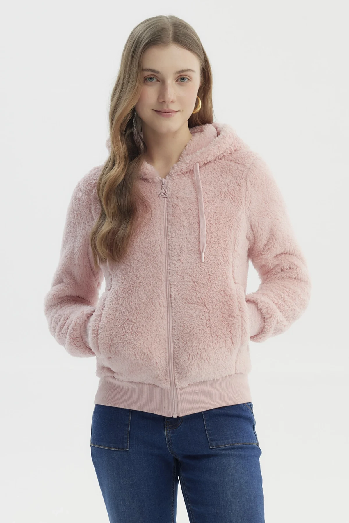 Polar Mujer Peludo Rosado