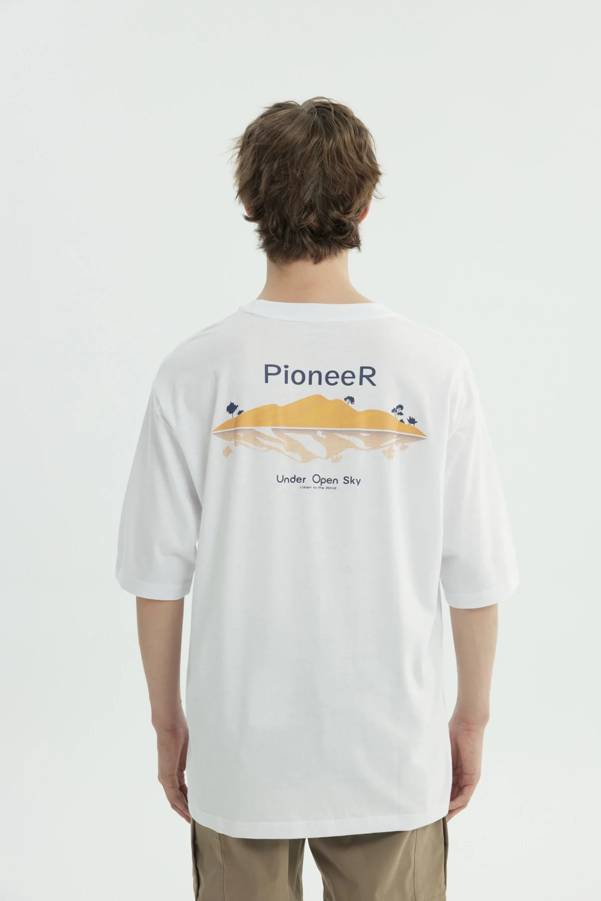 Polera Hombre Clásico Blanco - Image 3