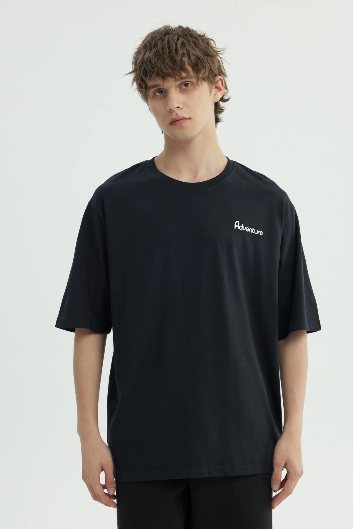 Polera Hombre Clásico Negro