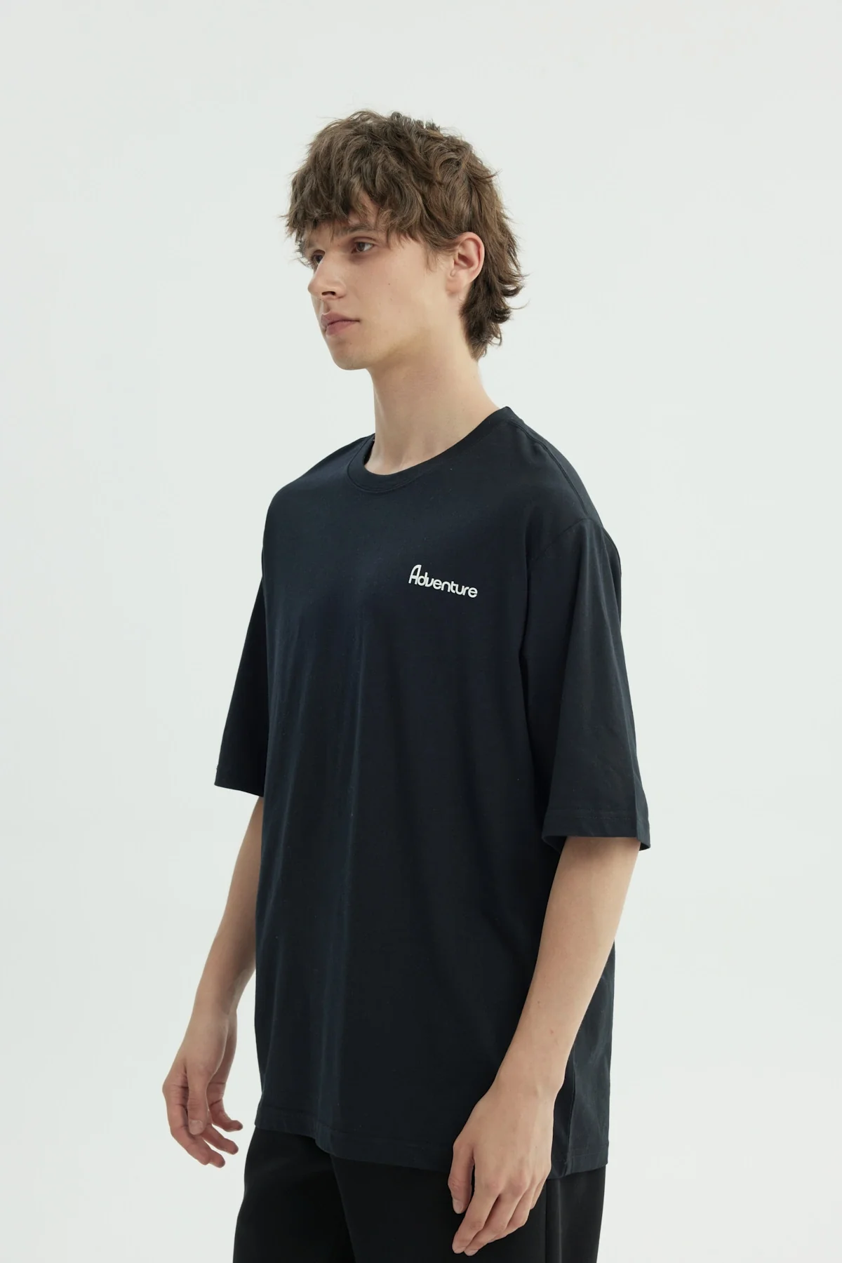 Polera Hombre Clásico Negro - Image 2