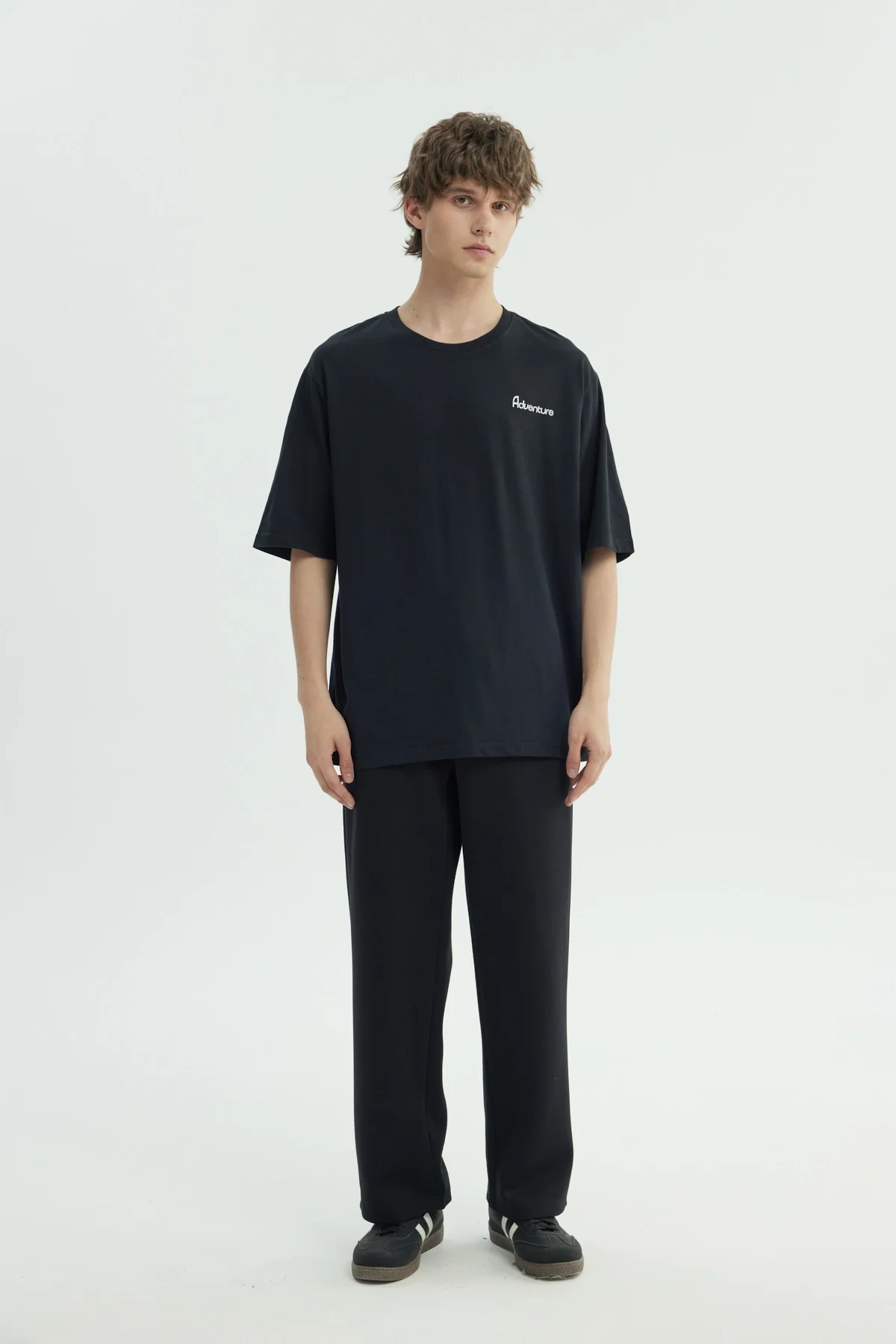 Polera Hombre Clásico Negro - Image 4
