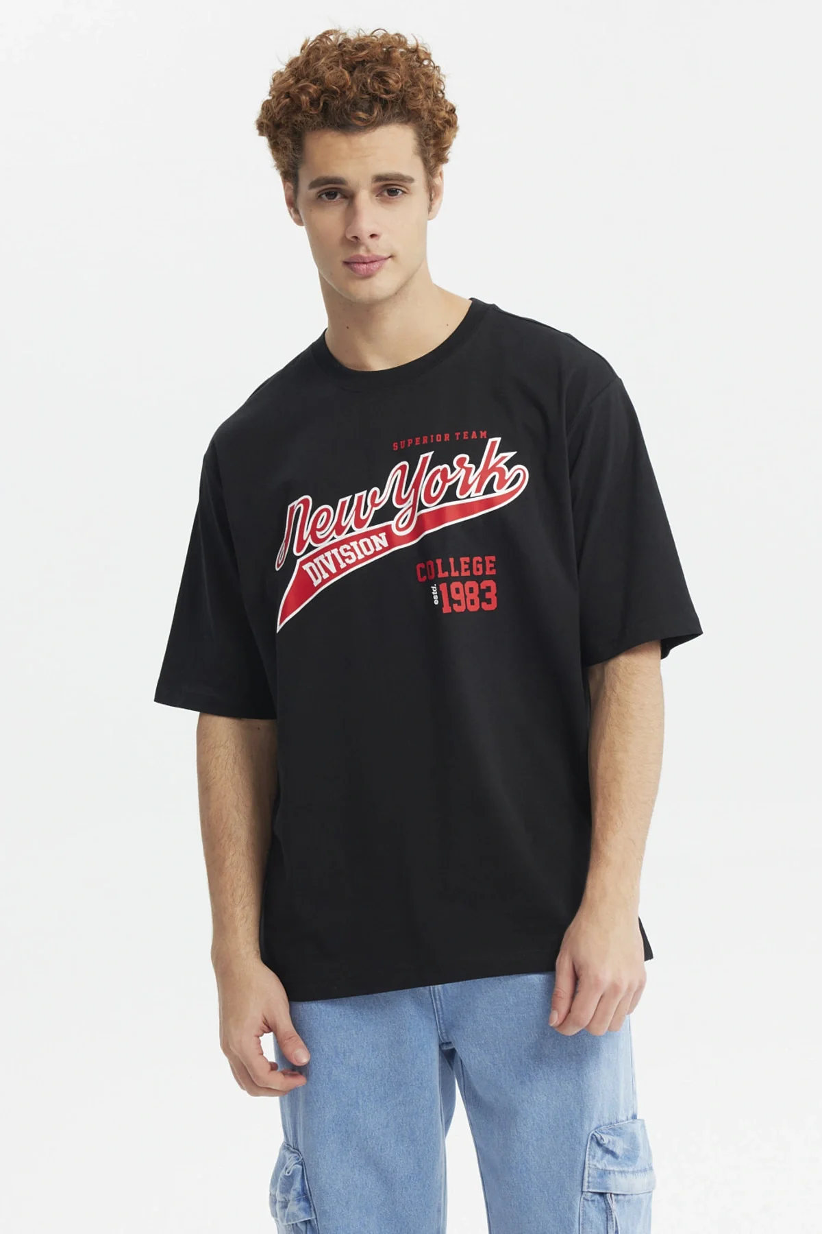 Polera Hombre Juvenil Negro