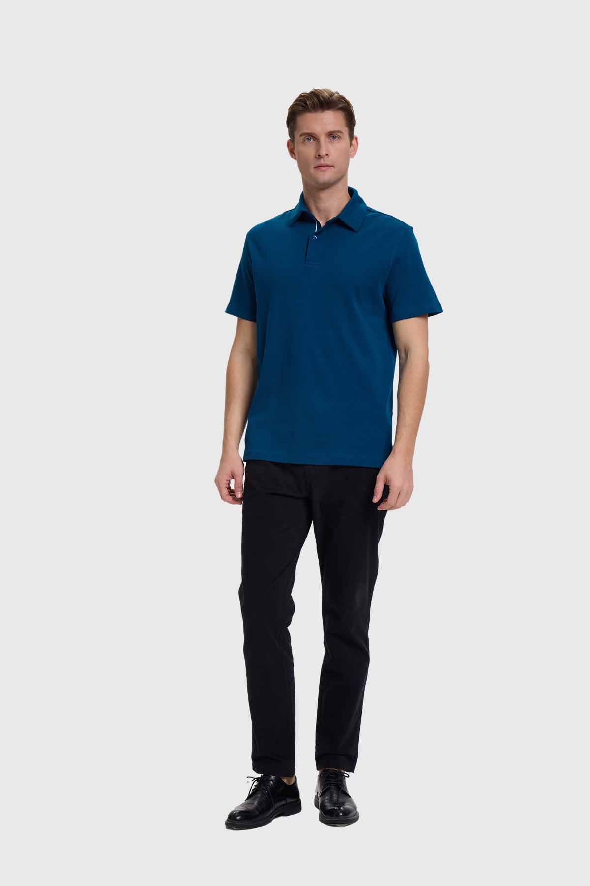 Polera Hombre Azul - Image 4