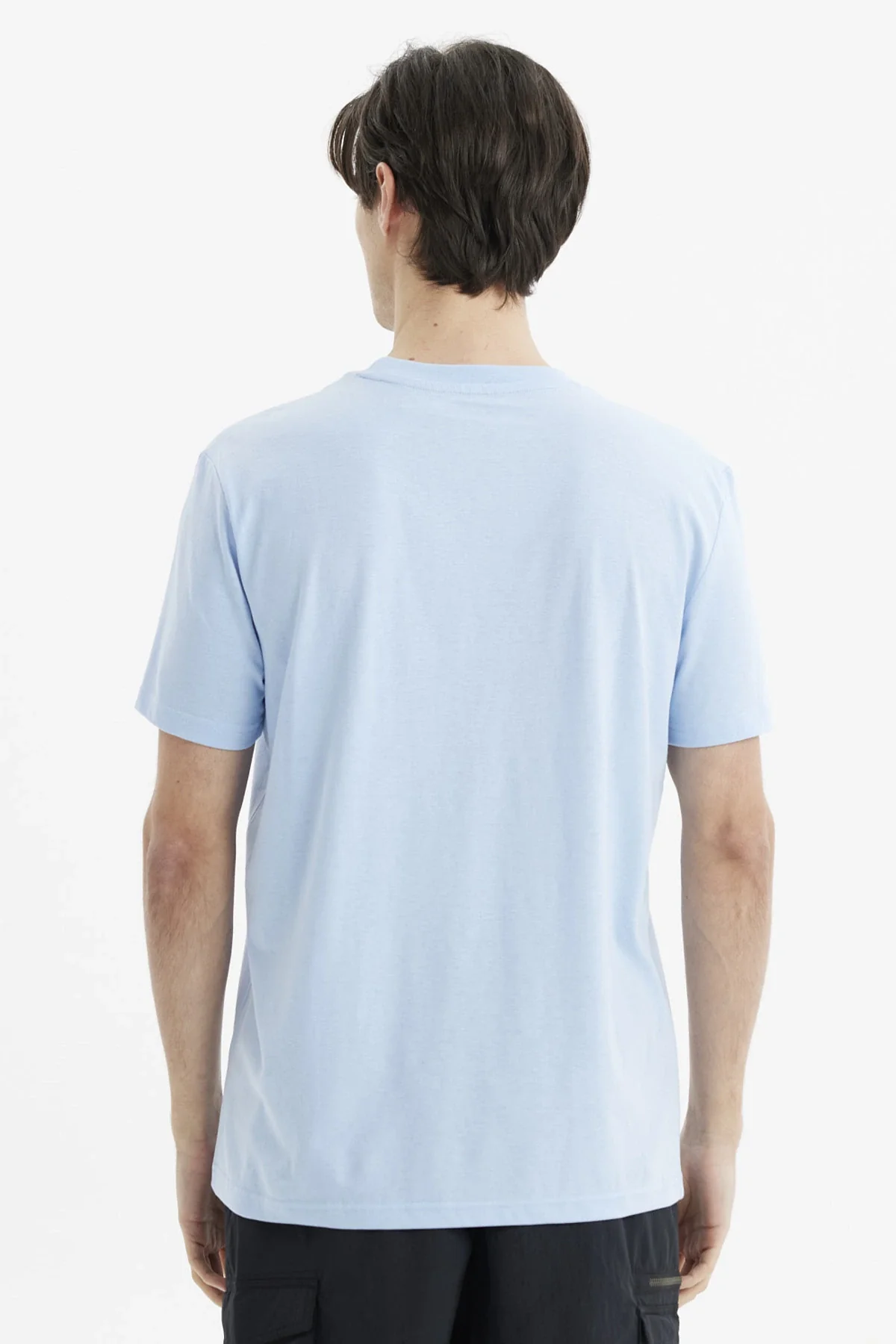Polera Hombre Regular Fit Básica Celeste - Image 3