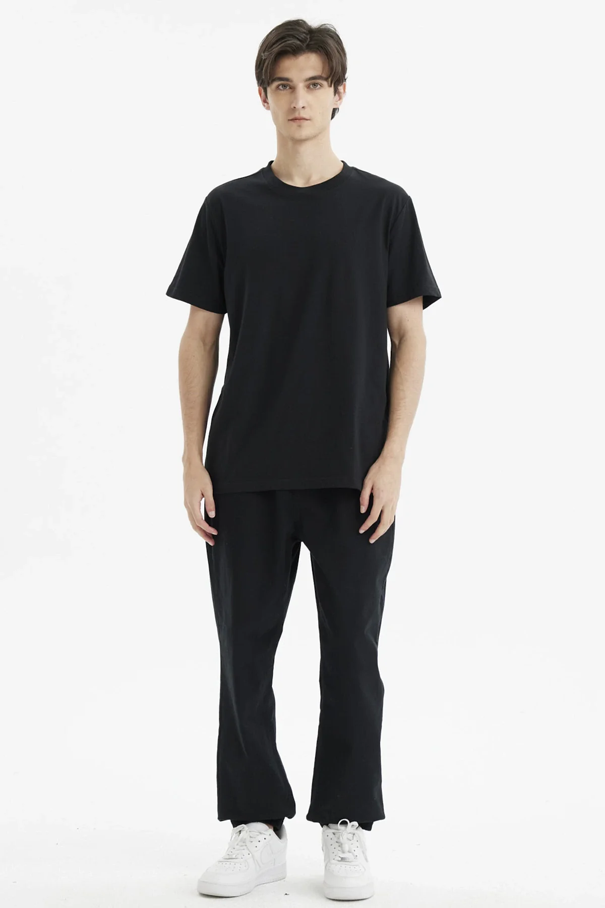 Polera Hombre Regular Fit Básica Negro - Image 4