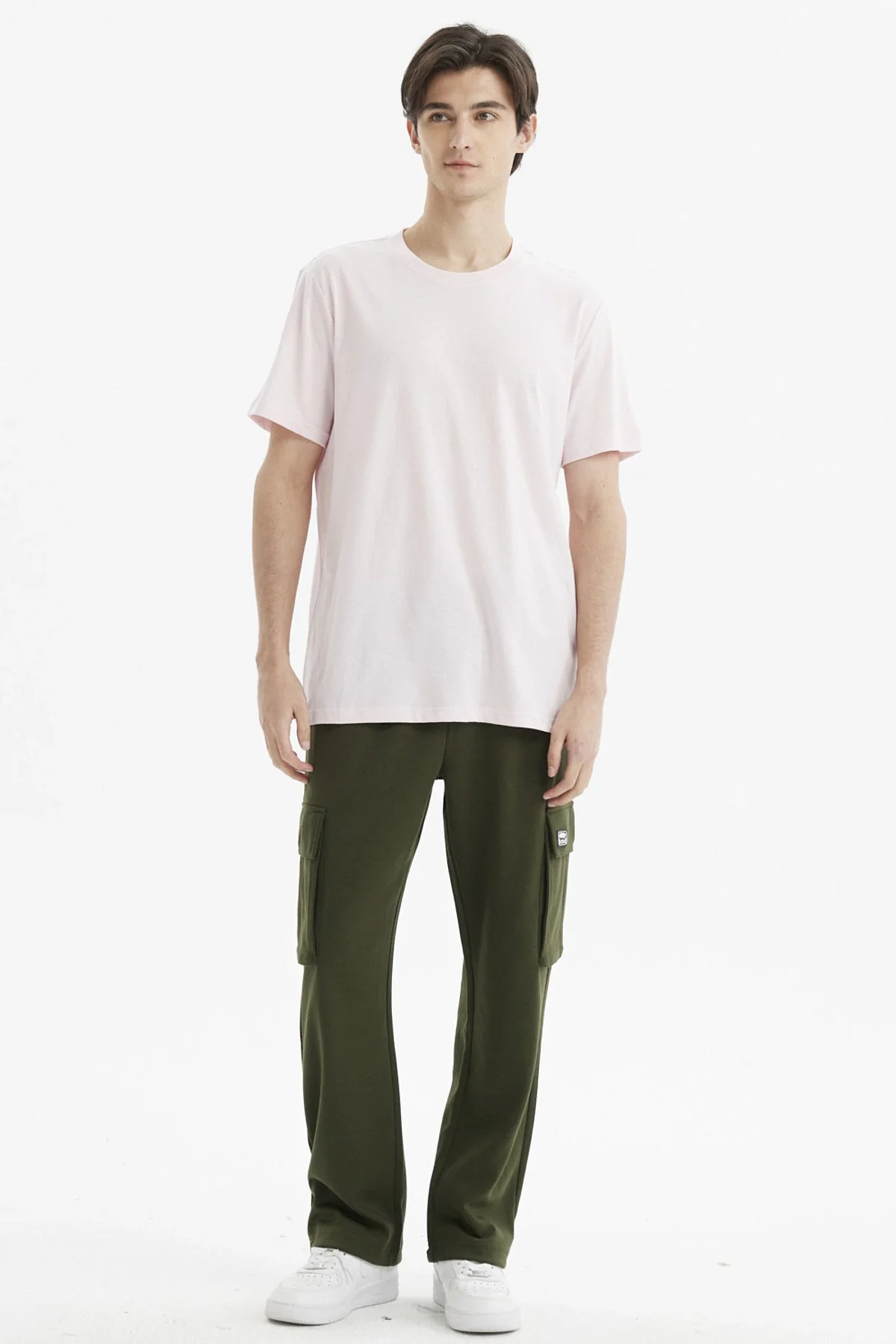 Polera Hombre Regular Fit Básica Rosado Claro - Image 4