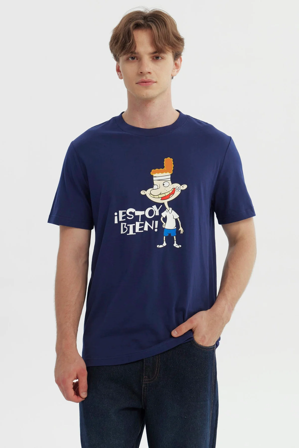 Polera Hombre Nick Azul Marino