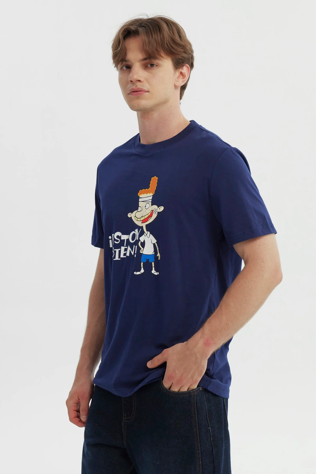 Polera Hombre Nick Azul Marino - Image 2