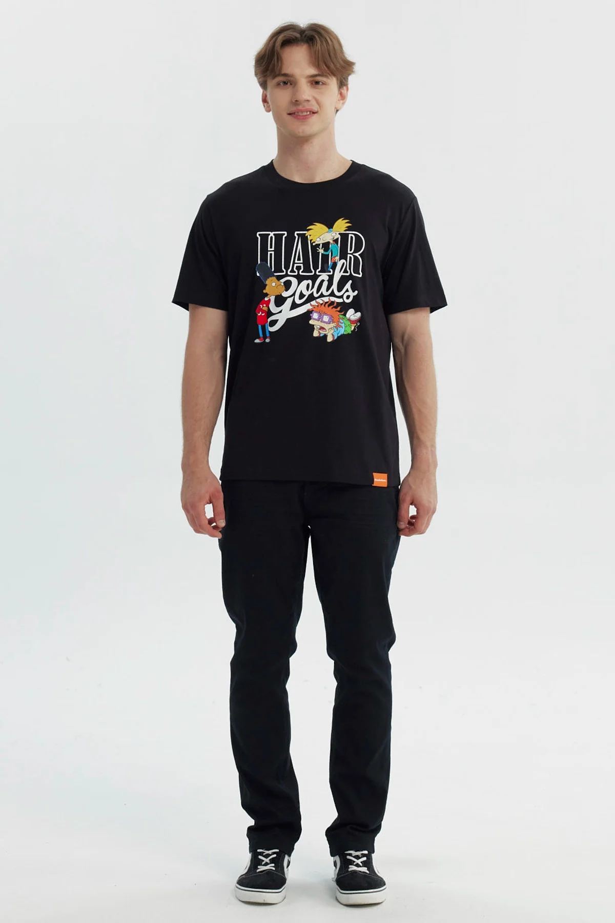 Polera Hombre Nick Negro - Image 4
