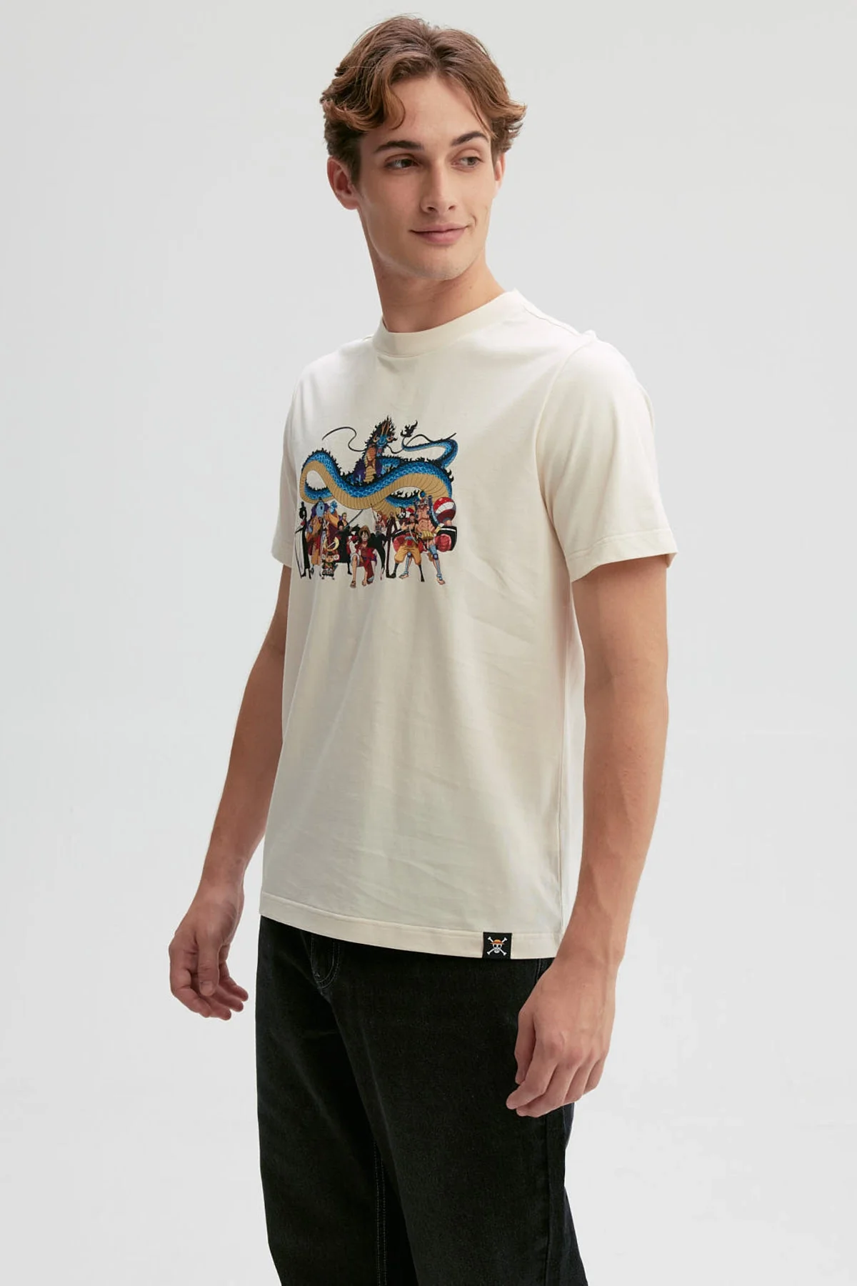 Polera Hombre One Piece Beige - Image 2