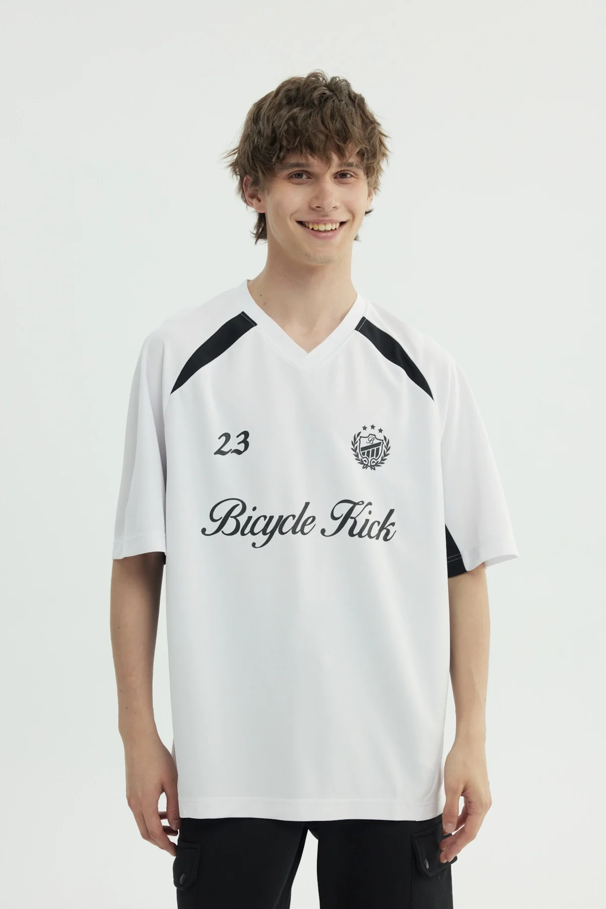 Polera Hombre Oversize Blanco