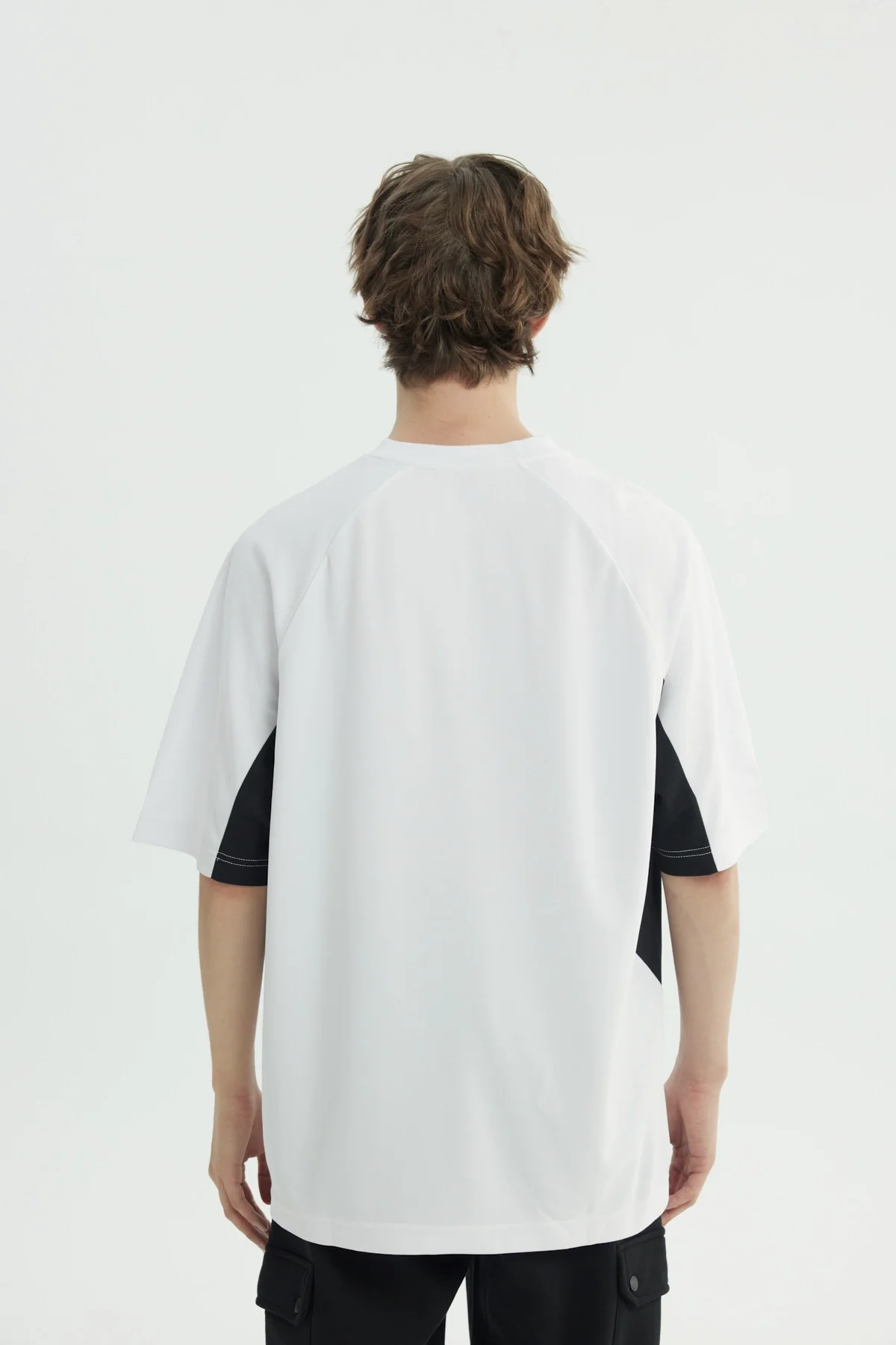 Polera Hombre Oversize Blanco - Image 3