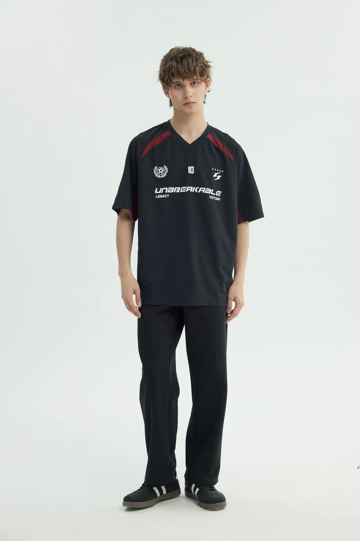Polera Hombre Oversize Negro - Image 4