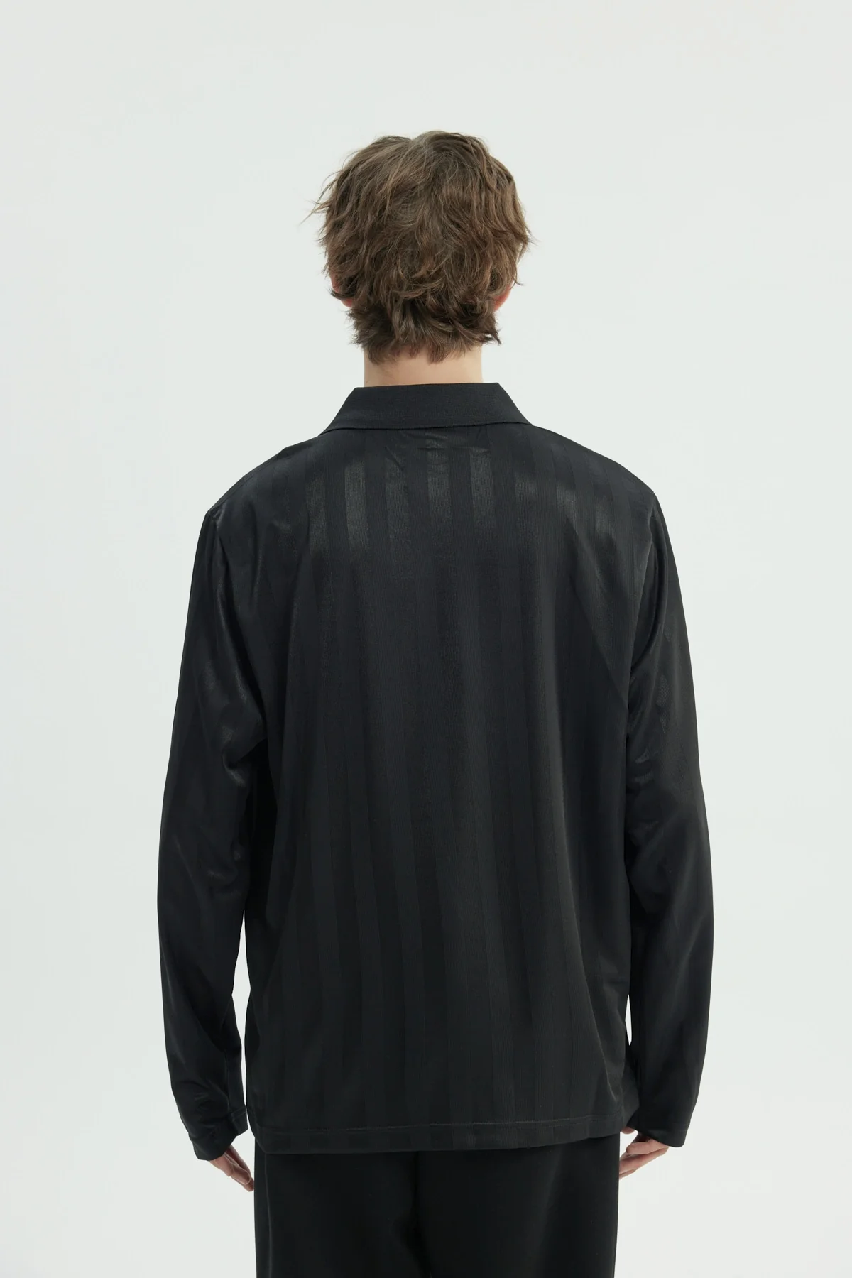 Polera Hombre Oversize Negro - Image 3