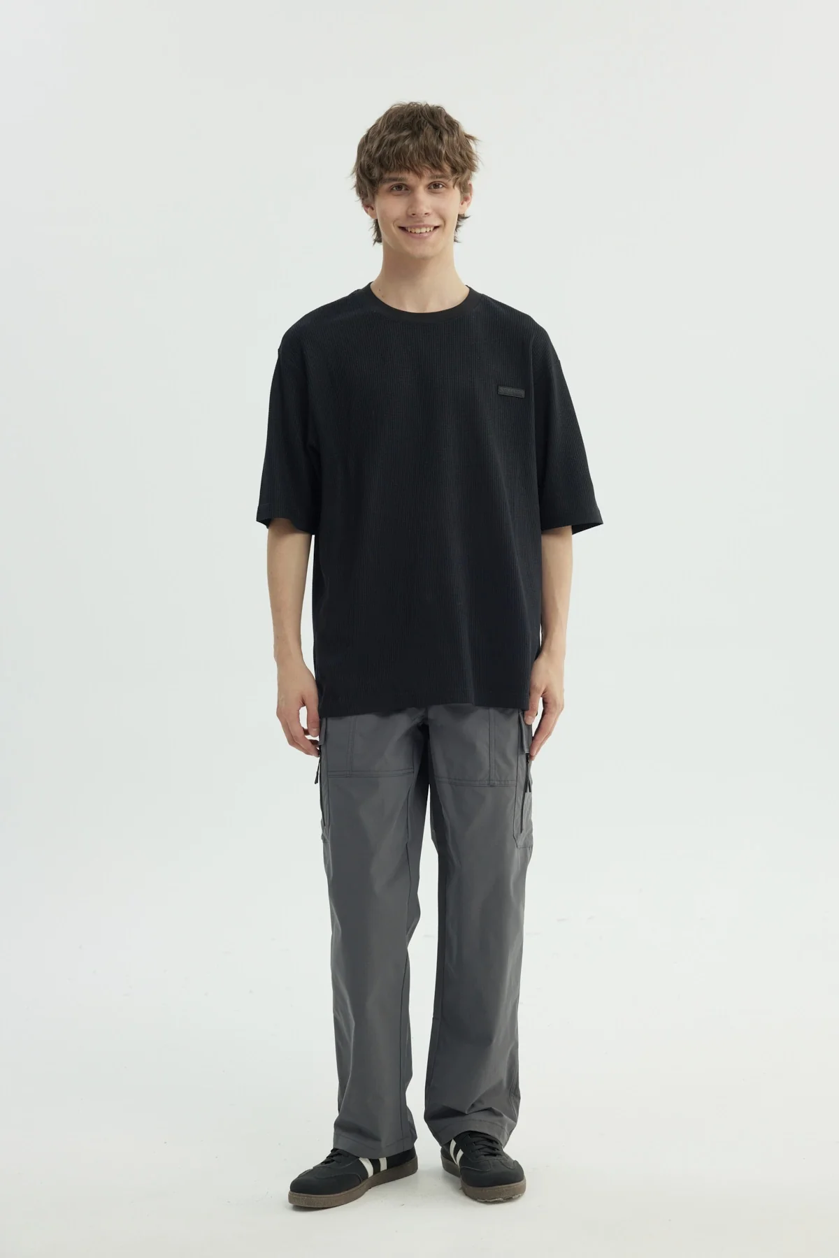 Polera Hombre Oversize Negro - Image 4