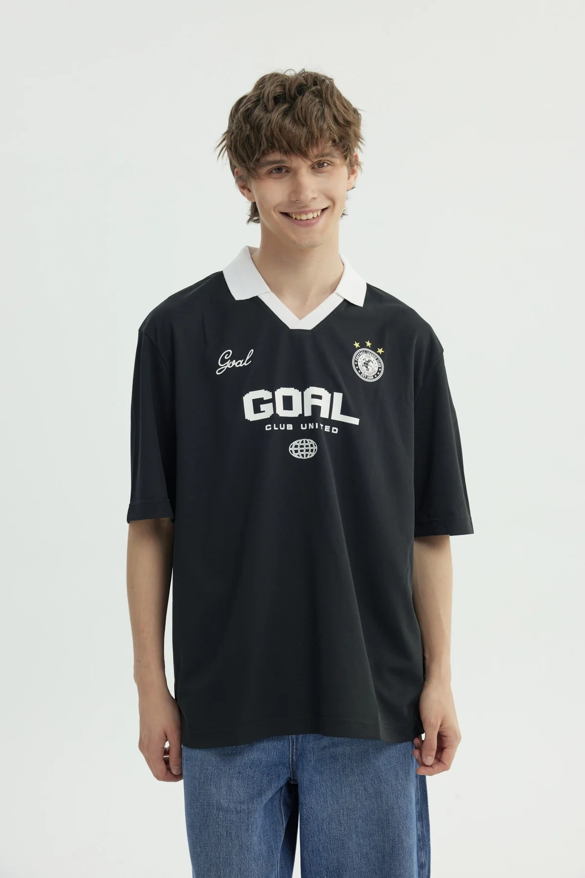 Polera Hombre Oversize Negro