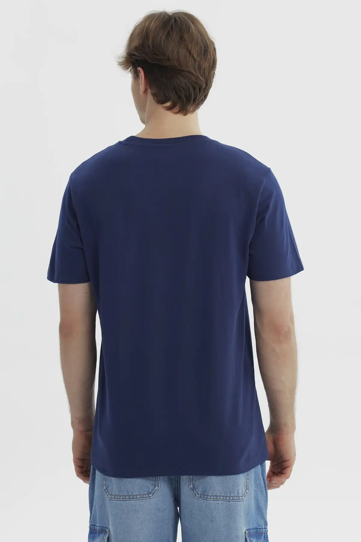 Polera Hombre Regular Azul Marino - Image 3