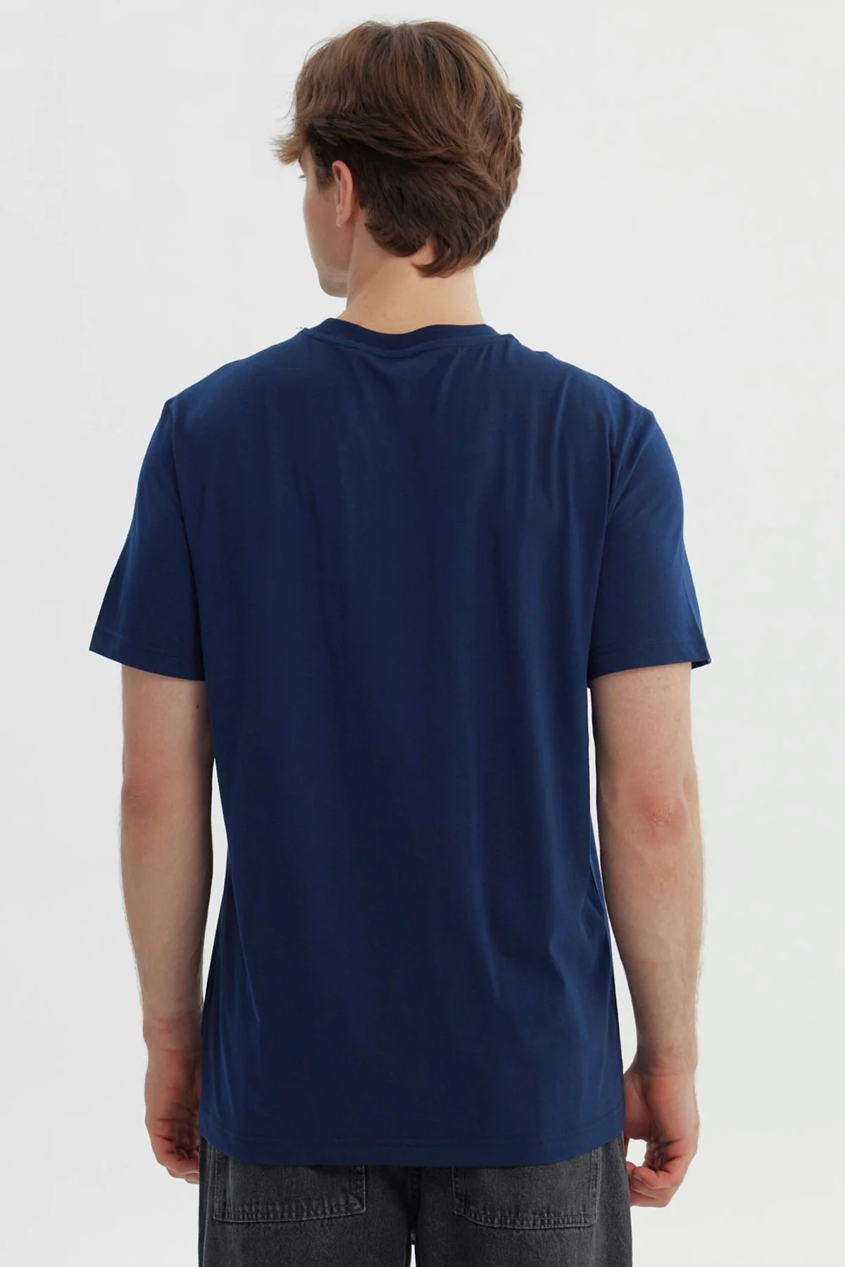 Polera Hombre Regular Azul Marino - Image 3