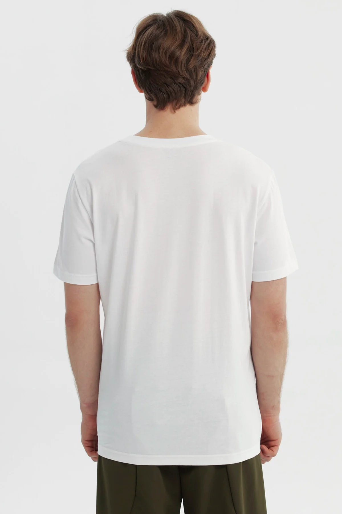 Polera Hombre Regular Blanco - Image 3