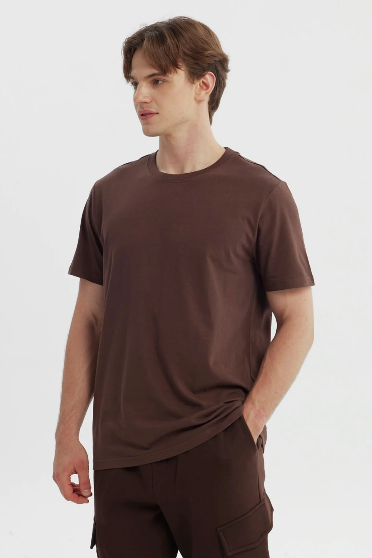 Polera Hombre Regular Chocolate - Image 2