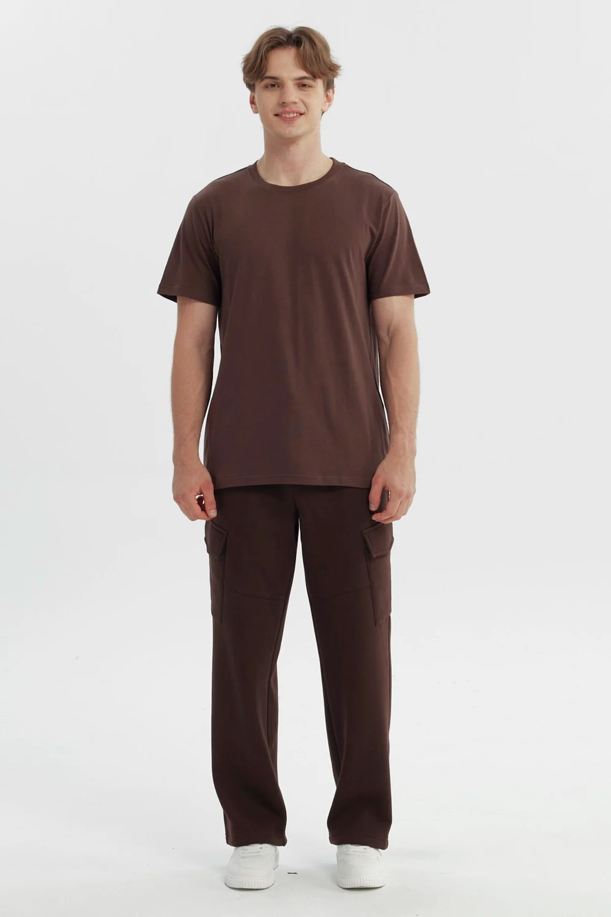 Polera Hombre Regular Chocolate - Image 4