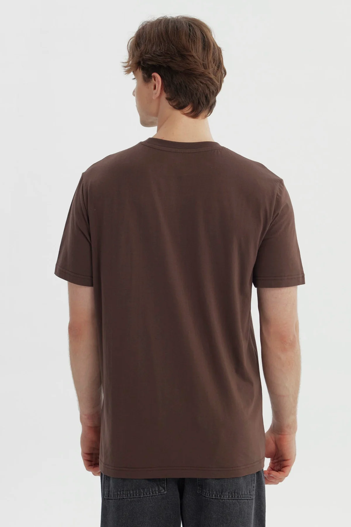 Polera Hombre Regular Chocolate - Image 3