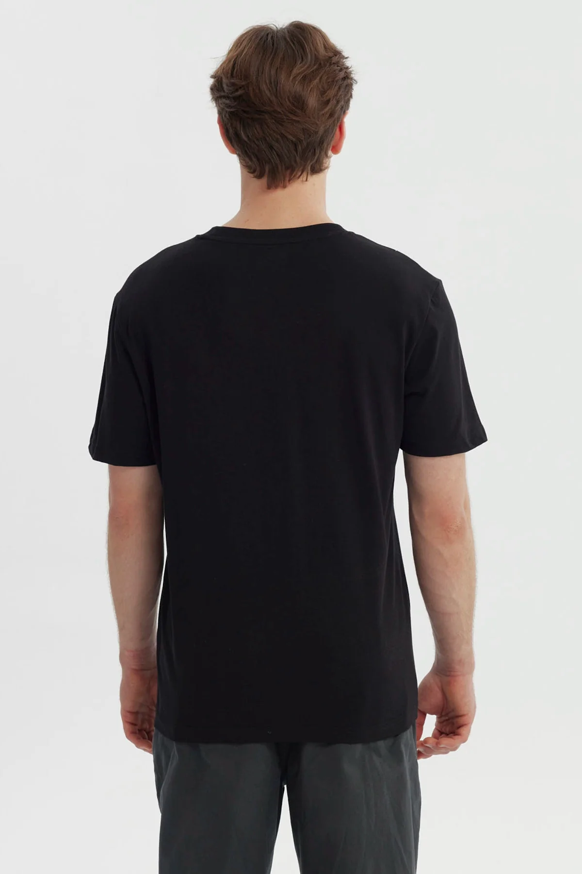 Polera Hombre Regular Negro - Image 3
