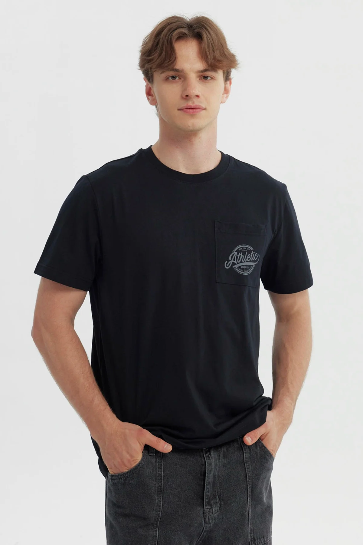 Polera Hombre Regular Negro