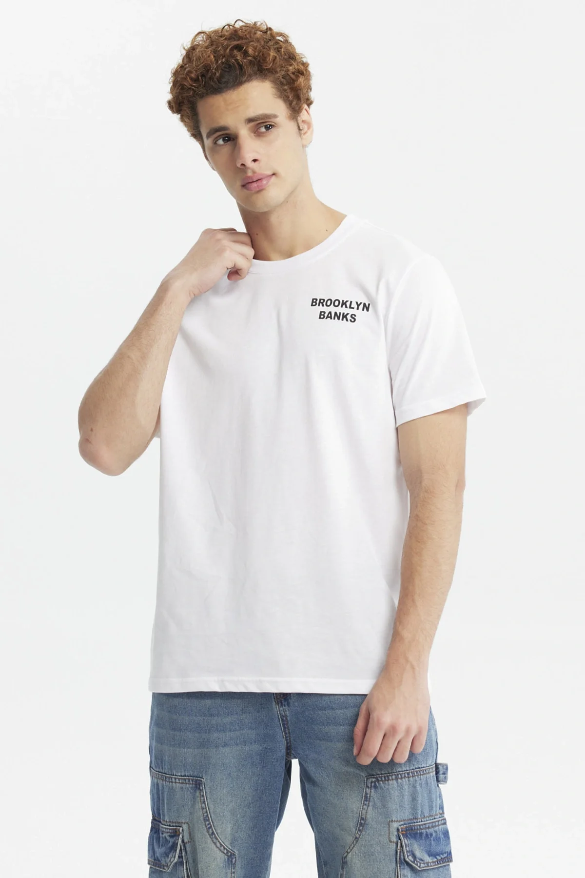 Polera Hombre Slim Blanco