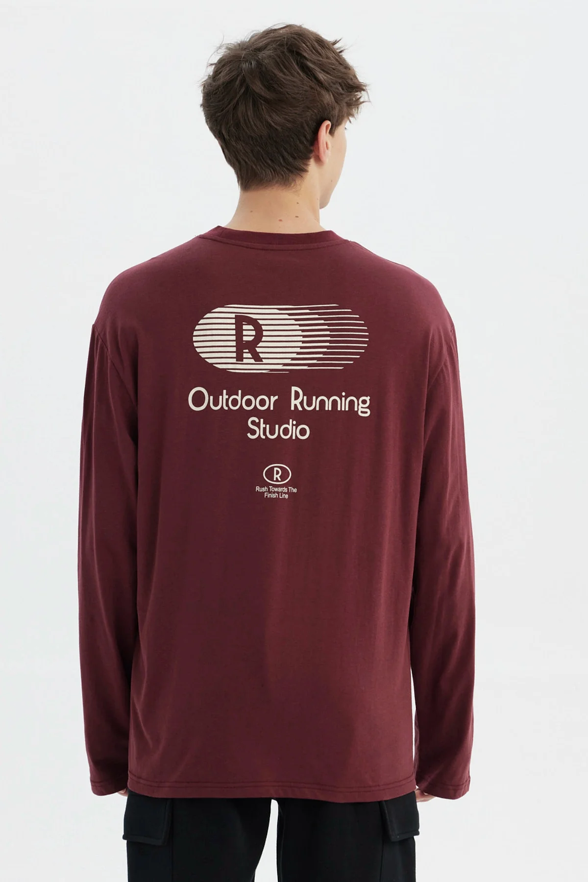 Polera Hombre Slim Burdeo - Image 2