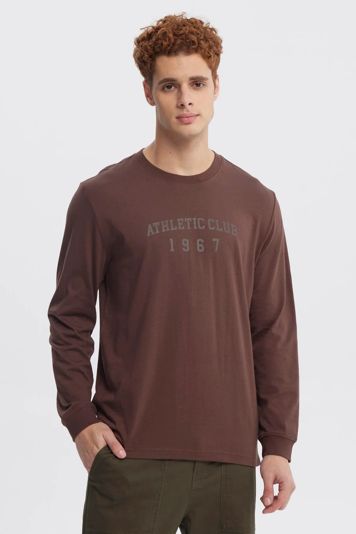 Polera Hombre Slim Chocolate