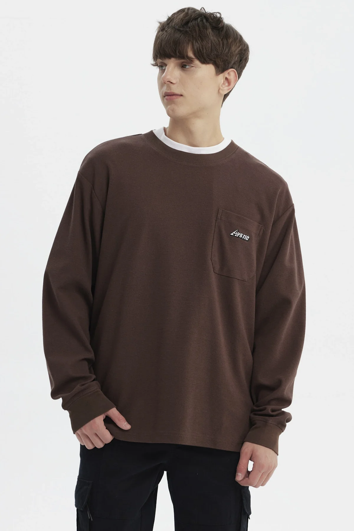 Polera Hombre Slim Chocolate