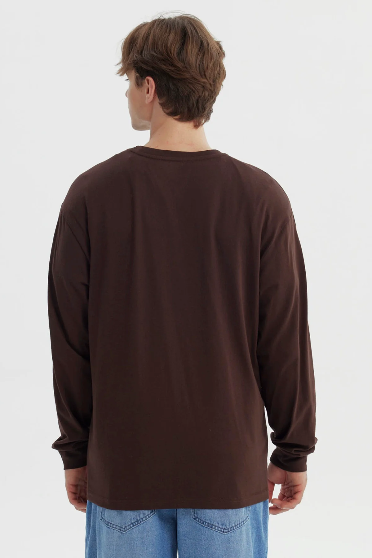 Polera Hombre Slim Chocolate - Image 3