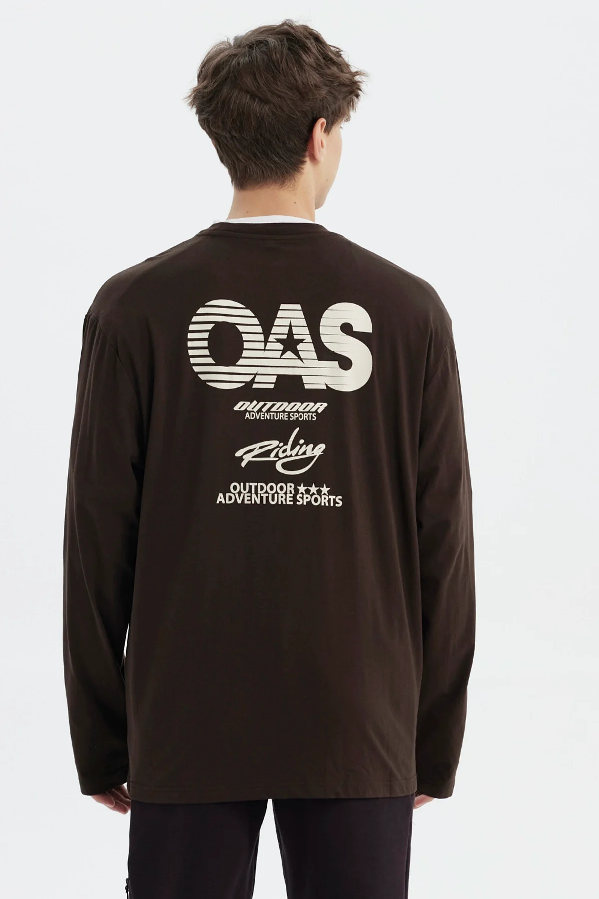 Polera Hombre Slim Chocolate - Image 3
