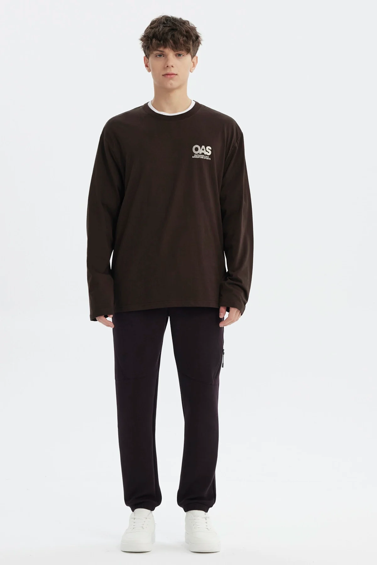 Polera Hombre Slim Chocolate - Image 4