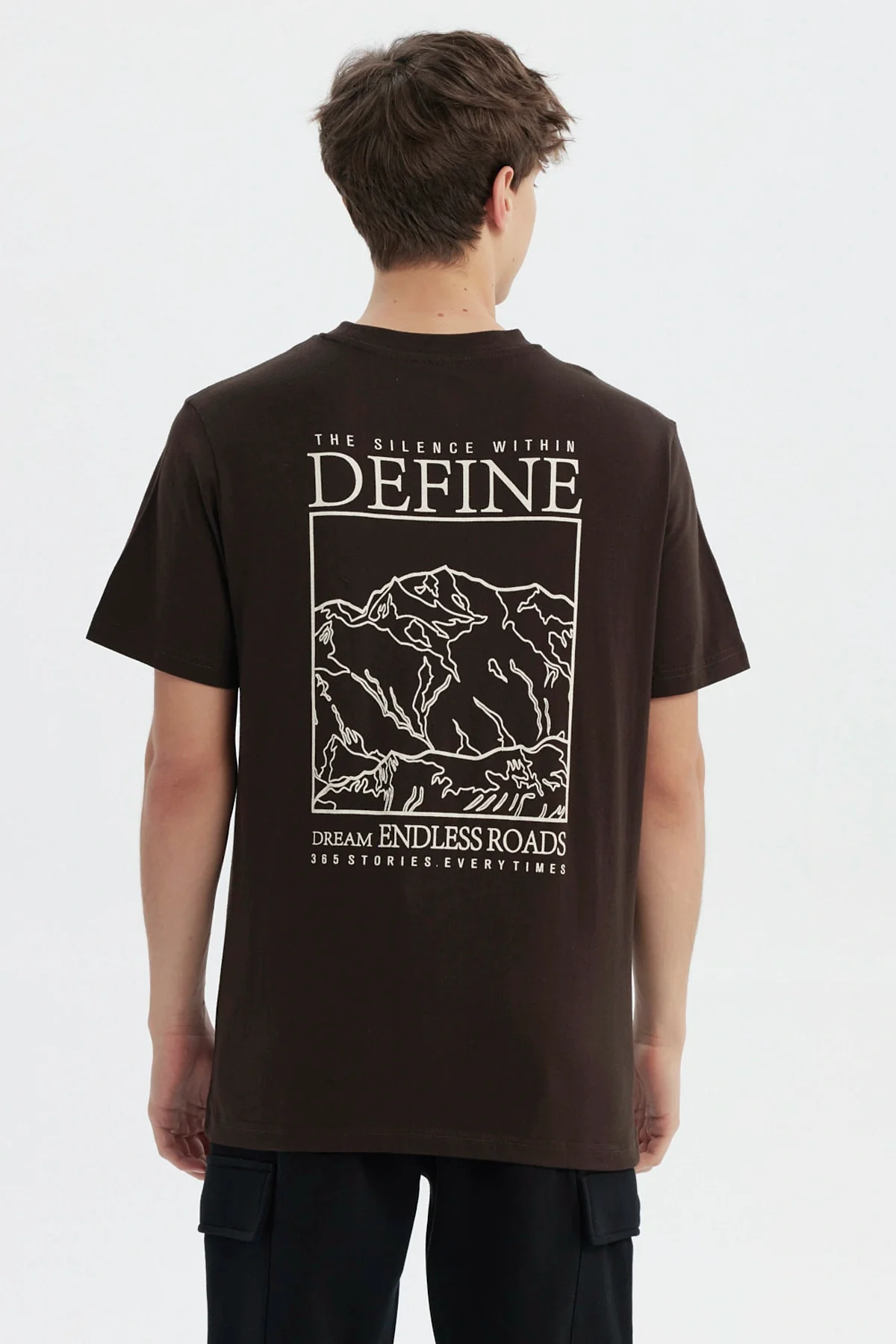 Polera Hombre Slim Chocolate - Image 2