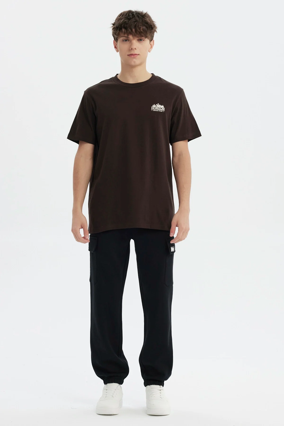 Polera Hombre Slim Chocolate - Image 4