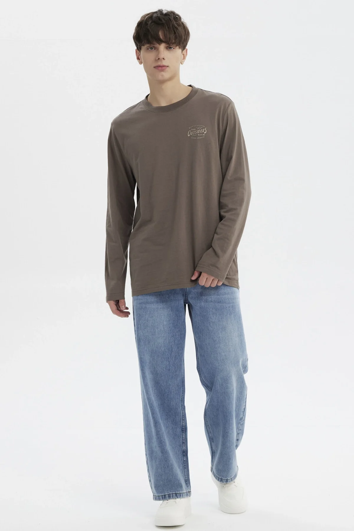 Polera Hombre Slim Marron - Image 4