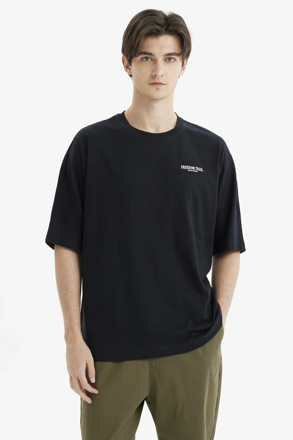 Polera Hombre Slim Negro