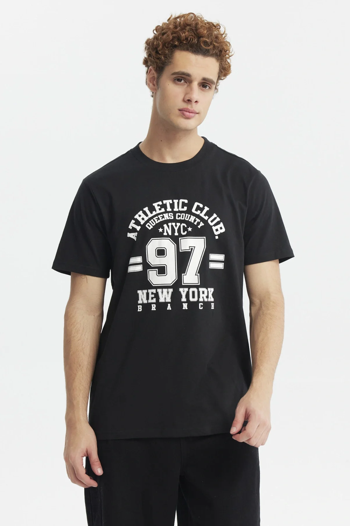 Polera Hombre Slim Negro