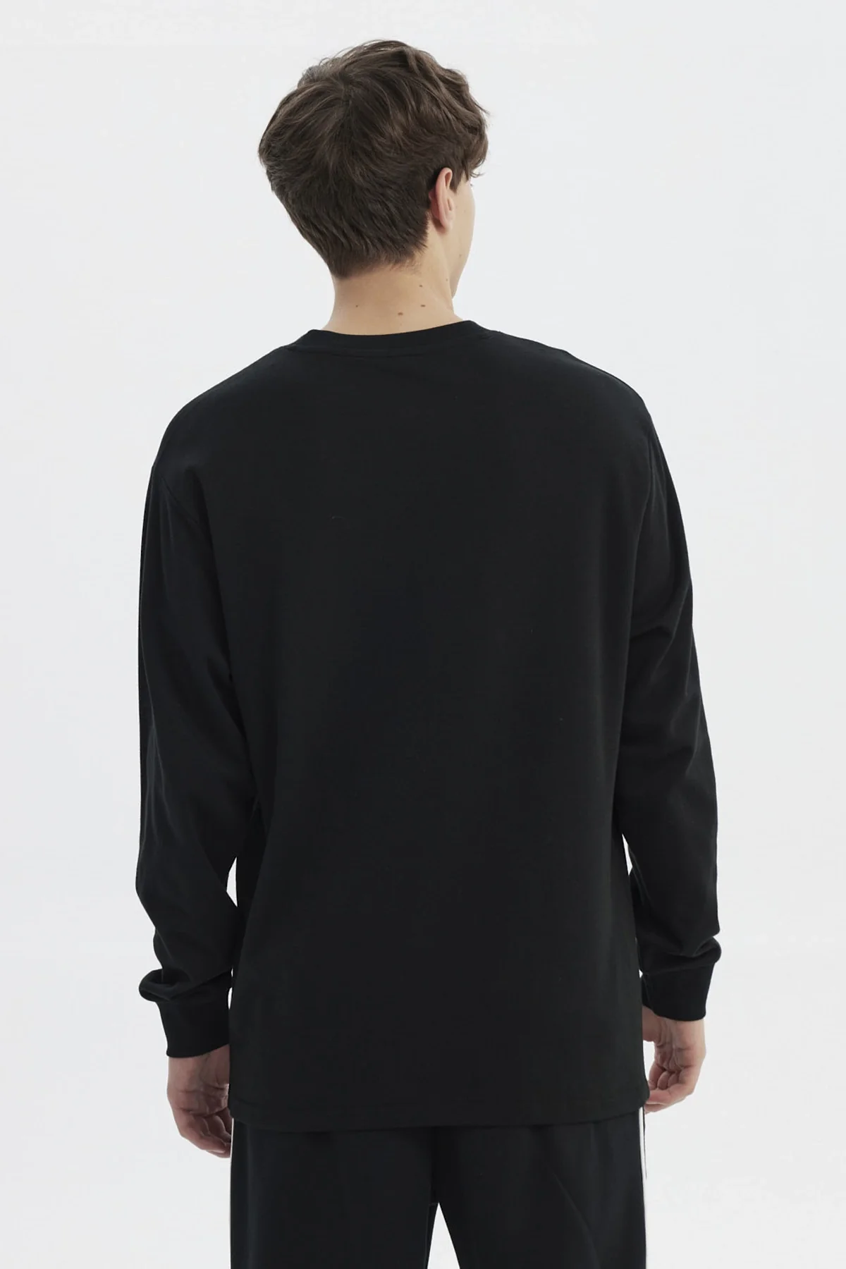 Polera Hombre Slim Negro - Image 3