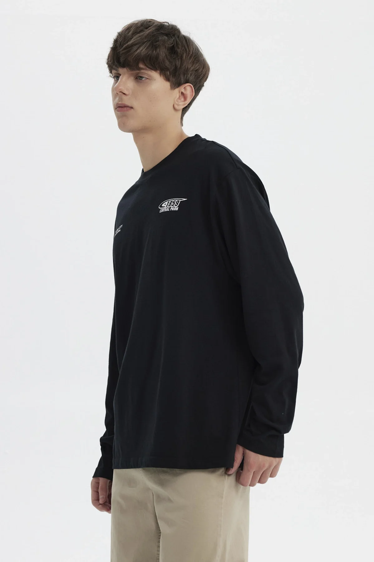 Polera Hombre Slim Negro - Image 3