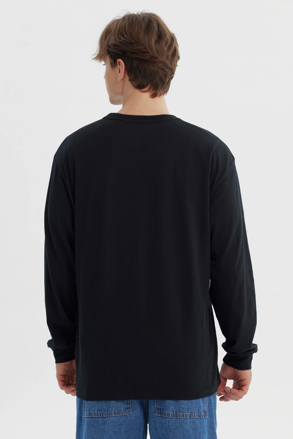 Polera Hombre Slim Negro - Image 3