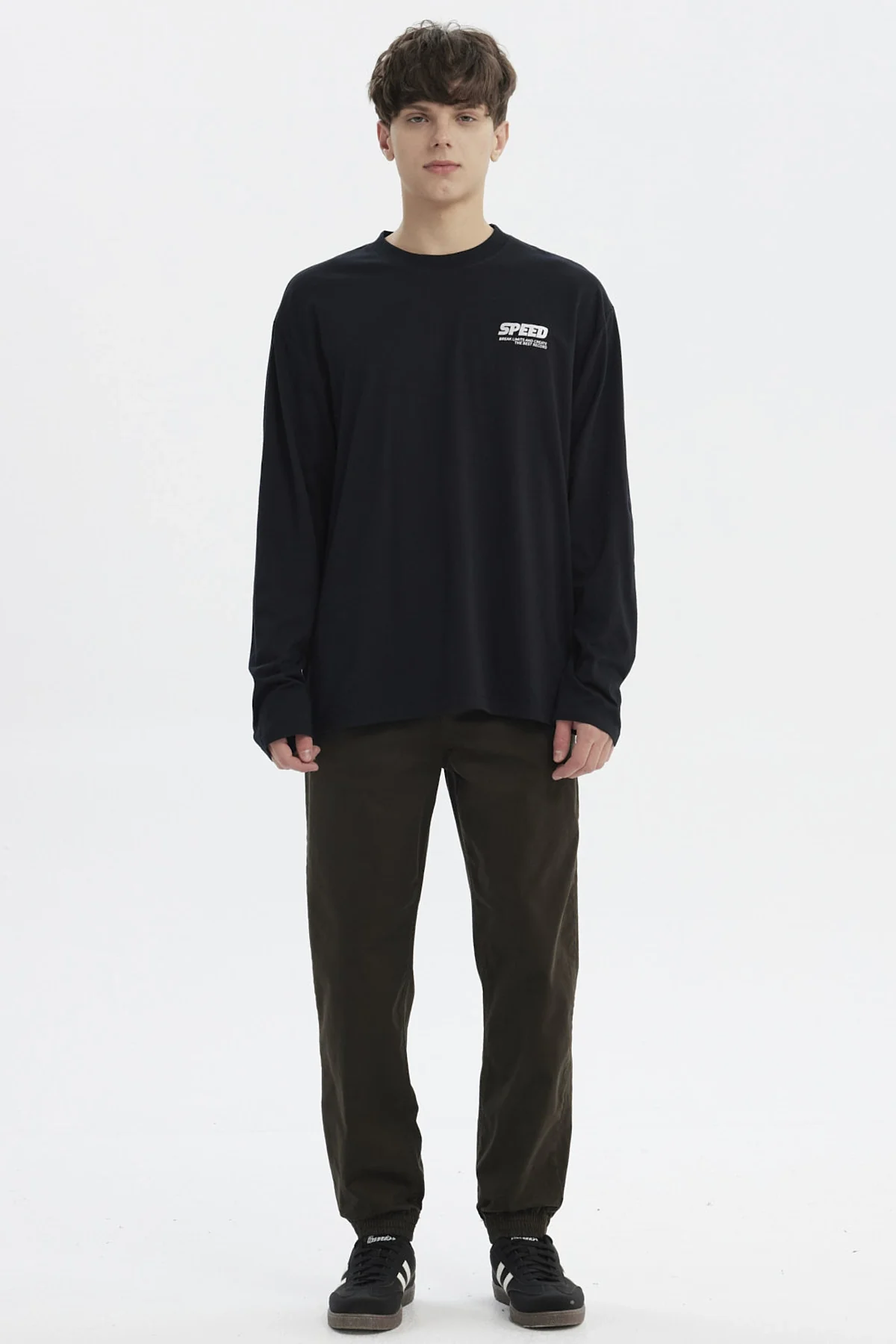 Polera Hombre Slim Negro - Image 4